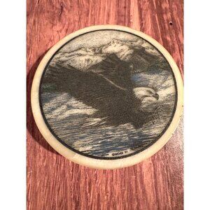 🦅✨ 1997 Vintage Handcrafted Eagle Art Stone – Authentic Tennessee Handcraft ✨🦅